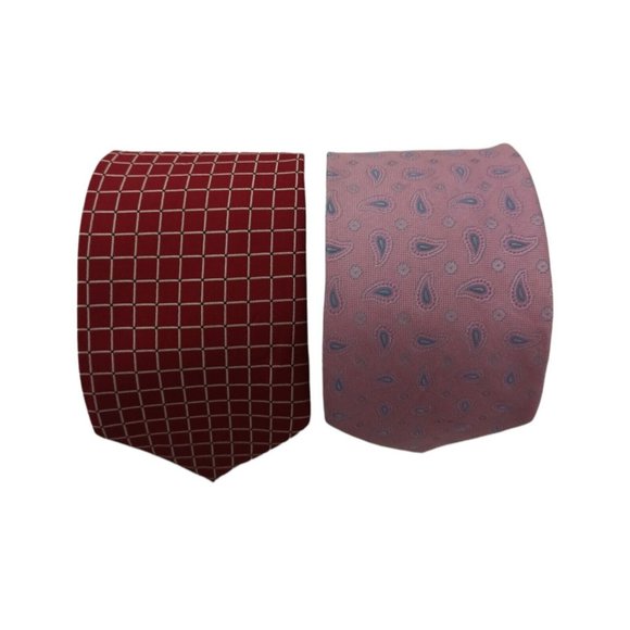 🆕Lot Of 2 BROOKS BROTHERS Silk Ties USA NWT
